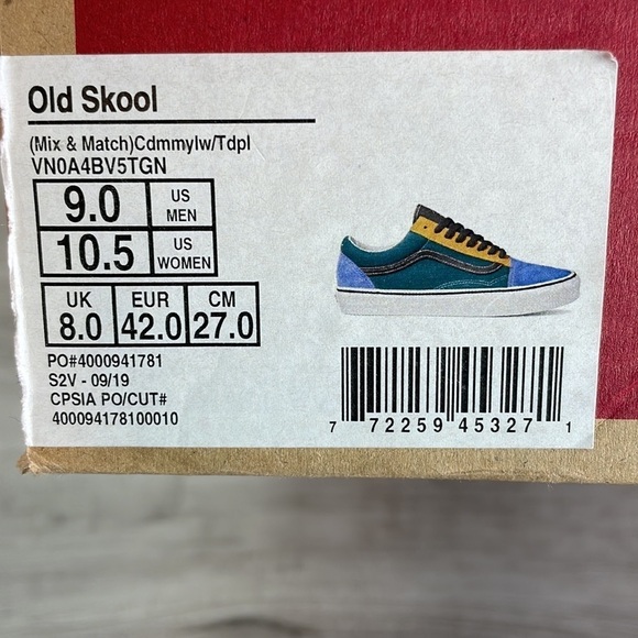 VANS- MIX AND MATCH MENS LOW TOPS - Picture 9 of 9